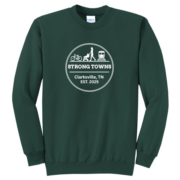 Clarksville Strong Towns - Core Fleece Crewneck Sweatshirt Thumbnail