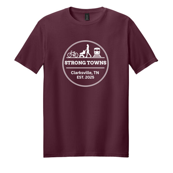 Clarksville Strong Towns - Softstyle ® T Shirt Thumbnail