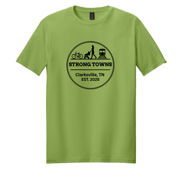 Clarksville Strong Towns - Softstyle ® T Shirt Thumbnail