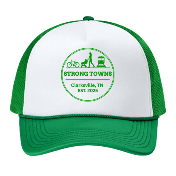 Clarksville Strong Towns Foam Trucker Hat- Customize Print Colors Thumbnail